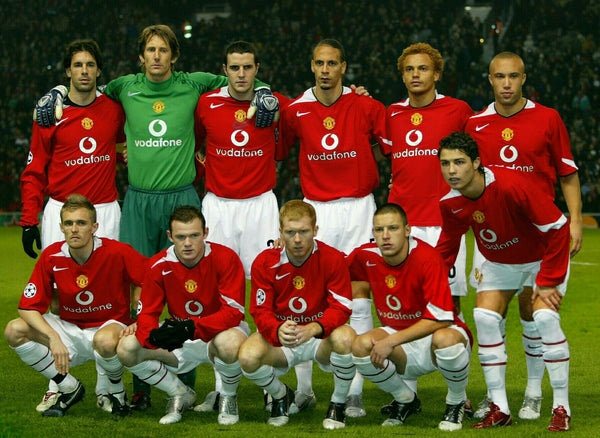 Manchester United 2005 Vintage Home Jersey Tamaño Pequeño