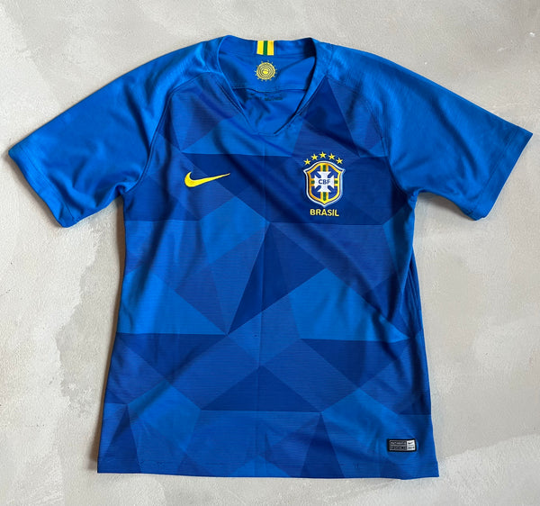 Camiseta Brasil 2018 Visitante Talla Mediana 