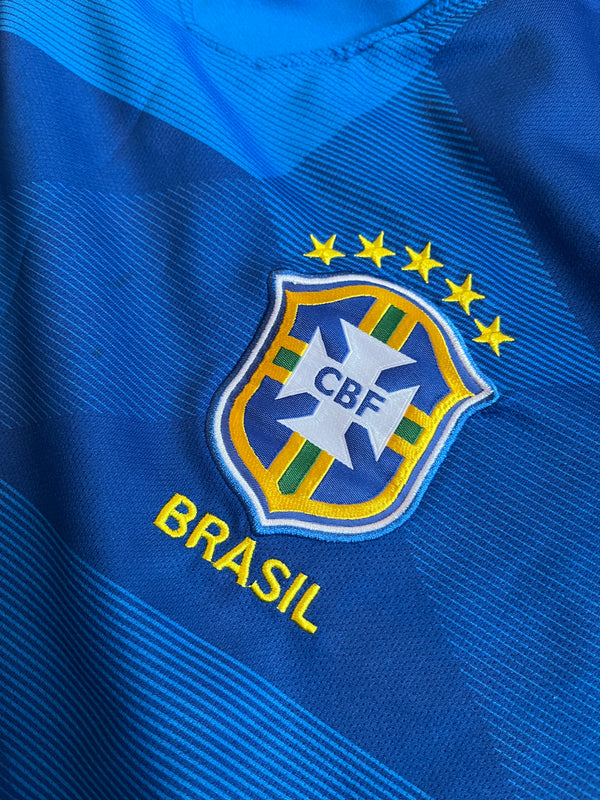 Camiseta Brasil 2018 Visitante Talla Mediana 