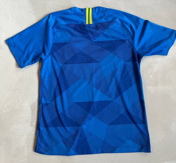 Camiseta Brasil 2018 Visitante Talla Mediana 