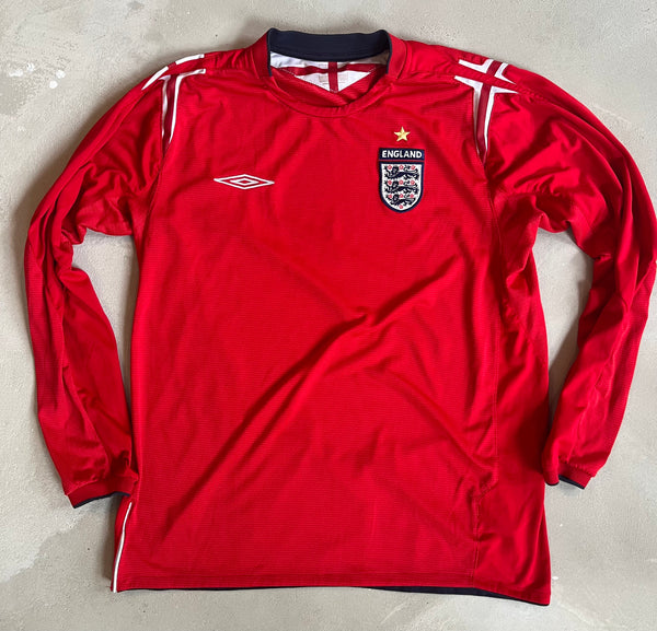 England 2004 Vintage Away Long-Sleeve Kit