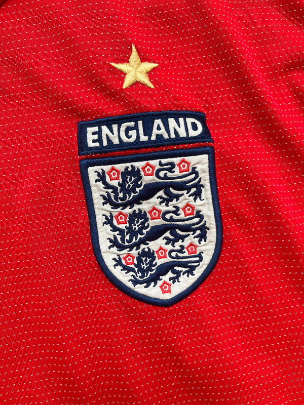 England 2004 Vintage Long-Sleeve Home Jersey