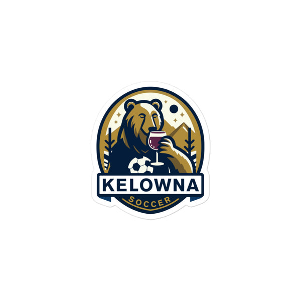 Kelowna Wine Bears Soccer Sticker