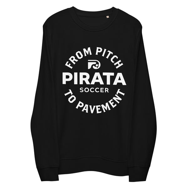 Pirata Pitch to Pavement Unisex Organic Sweatshirt